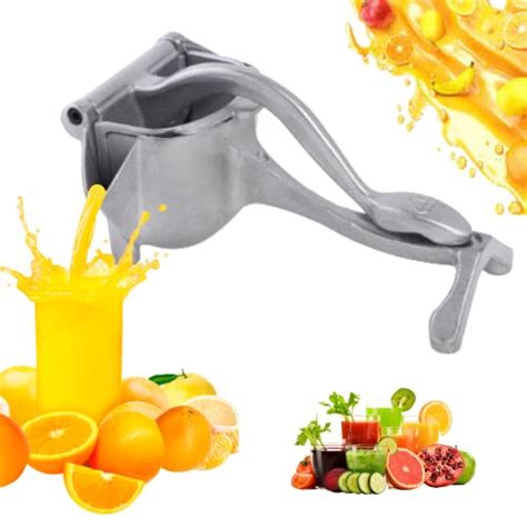 Kitchenquip Delux Aluminum Manual Cold Press juicer for Orange, Lemon ...