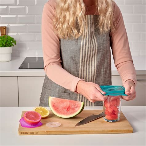 ÖVERMÄTT food cover, set of 3, silicone multicolour - IKEA