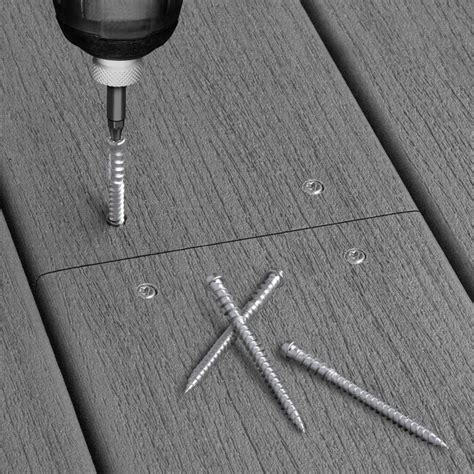 Deck Plus #10 x 2-1/2-in Composite Deck Screws (375-Per Box) at Lowes.com