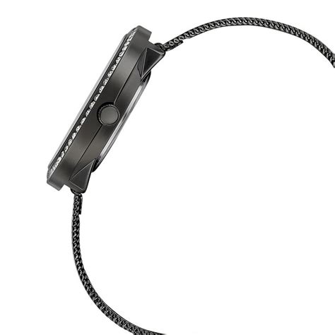 Buy Online Sonata Poze Quartz Analog Black Dial Mesh Strap Watch for ...