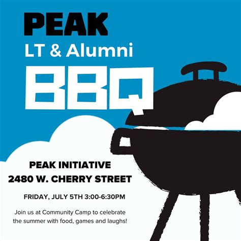 PEAK Initiative Community/Alumni/ Leaders in Training Cookout, PEAK ...