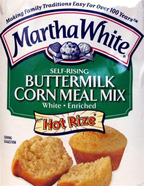 Amazon.com : Martha White Self-Rising Buttermilk White Corn Meal Mix ...