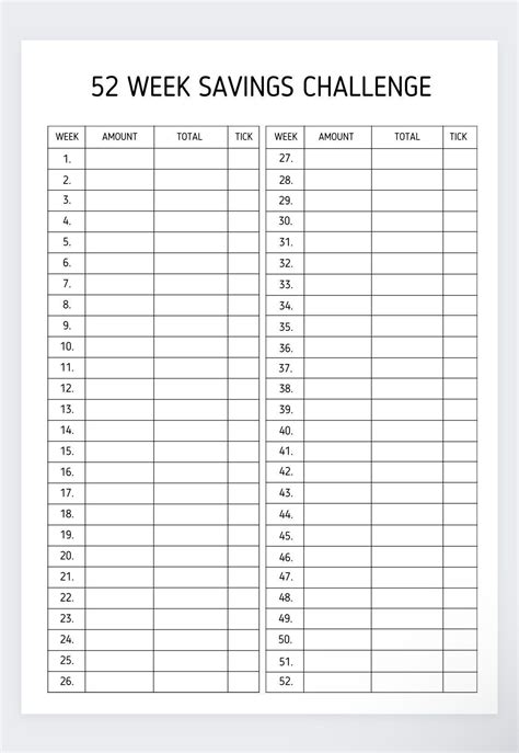 52 Week Savings Challenge,savings Binder,saving Money,savings ...