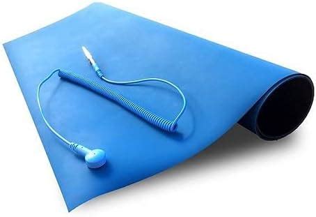 Global Statclean Systems 9" x 14" Inches ESD Antistatic Blue PVC Mat ...