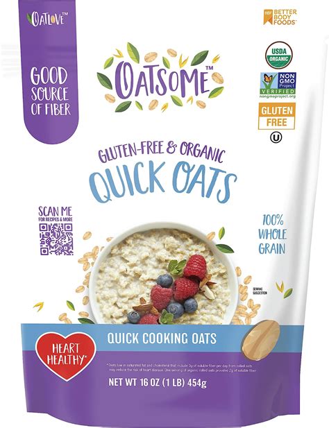 Amazon.com: GF Harvest Gluten Free Organic Rolled Oats, 41 Ounce Bag ...