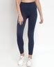 Buy Navy Leggings for Women by GLOBAL REPUBLIC Online | Ajio.com