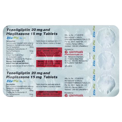 Zita-Pio Tablet | Uses, Side Effects, Price | Apollo Pharmacy