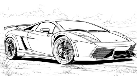 Lamborghini Coloring Pages [2025]
