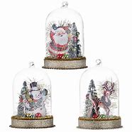 Image result for Cloche Christmas Ball Ornaments