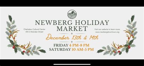 Downtown Newberg Holiday Market, Chehalem Cultural Center, Newberg, 14 ...