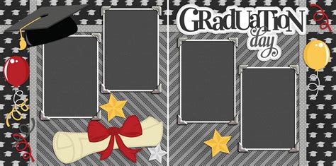Graduation Scrapbook Templates at vancastielblog Blog