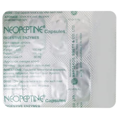 Neopeptine Capsule | Uses, Side Effects, Price | Apollo Pharmacy