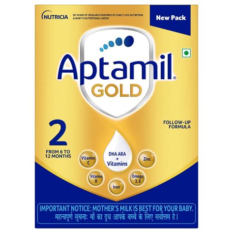 Buy Aptamil Gold Follow-Up Formula Stage 2 Powder, 400 gm | 19 Minutes ...