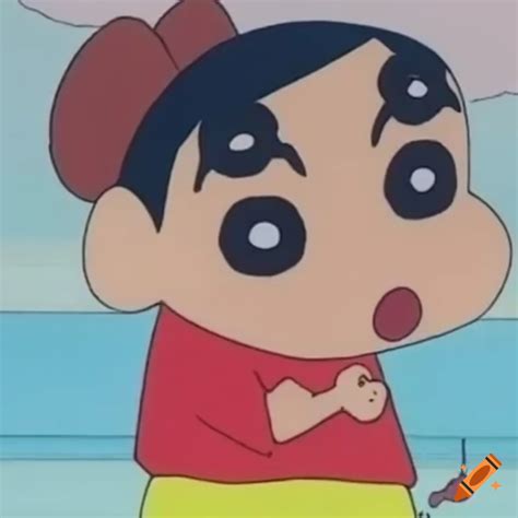 Shin chan playing chess on Craiyon