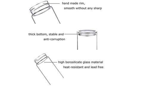 PUREFIT Transparent Glass Water with Bamboo Lid, BPA Free 100% Leak ...