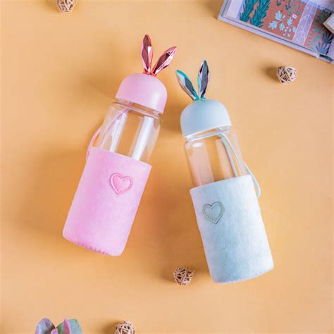 Bunny Ear Glass Bottle