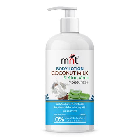 Buy MNT Coconut Milk & Aloe Vera Moisturizing Body Lotion, 300 ml ...