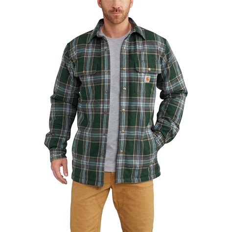 Hubbard Sherpa Lined Flannel Shirt Jac | Carhartt Reworked