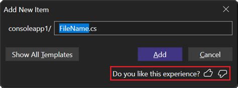 Image result for Visual Studio New File Screen