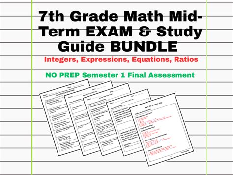 Image result for 7th Grade Math Study Guide
