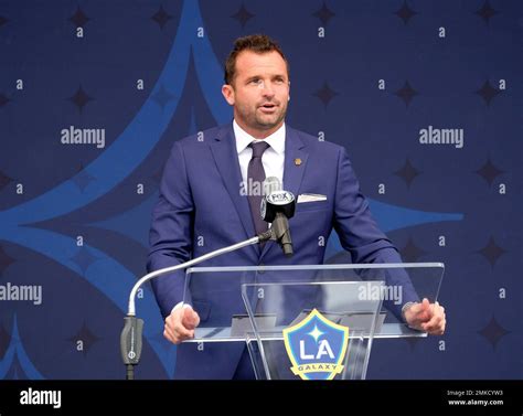 Chris Klein attends an LA Galaxy David Beckham statue MLS soccer ...