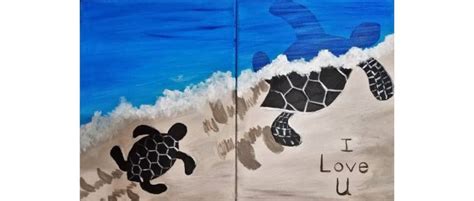 Mom and Me Turtles| Cookies and Canvas | Happy Mothers Day!, 215 N ...