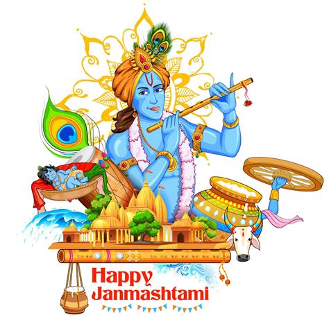 Download 300+ High-Resolution Krishna PNG Images – Celebrate ...