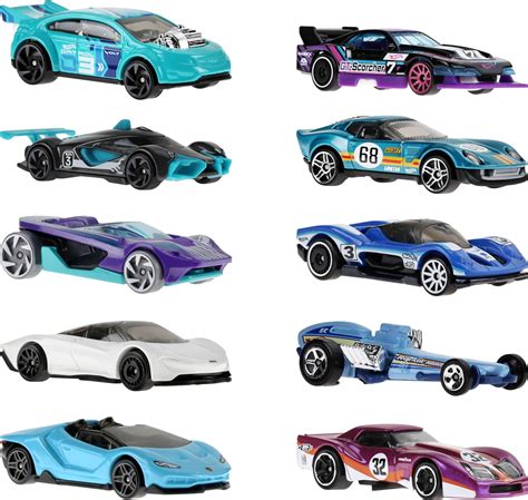 Hot Wheels Toy Cars, 10-Pack of Race Cars, Includes India | Ubuy