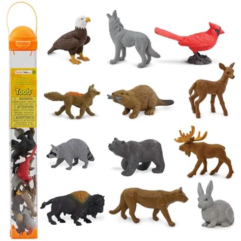 Buy Safari Ltd. Nature TOOB - 12 Mini Figurines with Rabbit, Beaver ...