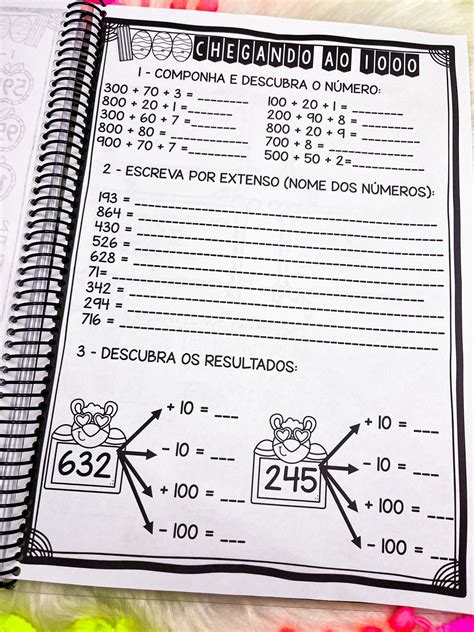 Apostila números até 1000 – Professora Nayarah