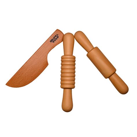 Play Dough Kit with Rolling Pins & Knife | Creative Pretend Play ...