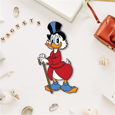 Uncle Scrooge Fridge Magnet | Gift Character Souvenir – Bhai Please India