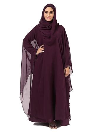 Buy Panache The Abaya Couture- Women's Basic Butterfly Abaya/Burqa at ...