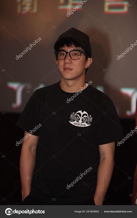 Hong Kong Actor Jaycee Chan Son Kungfu Superstar Jackie Chan — Stock ...