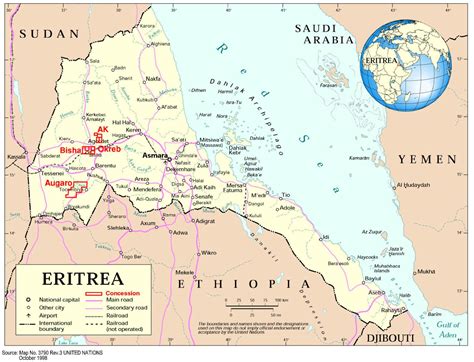 Eritrea On Maps