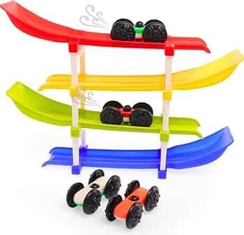 Storio Ramp Racer Toy with 4 Cars, 4 Ramps and Race Tracks | Best Gift ...