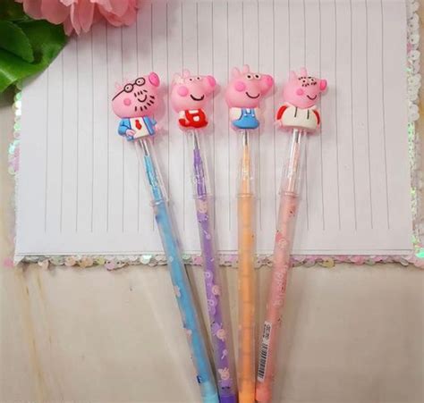Exclusive Peppa Pig Family Pencil Set of 4 – Dainty Little Shop