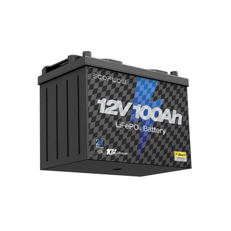 12V 100Ah Deep Cycle LiFePO4 Battery | EcoFlow | EcoFlow Lithium 12V 100Ah Deep Cycle LiFePO4 ...