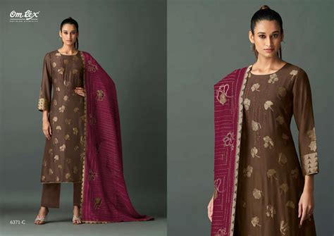 OMTEX RUKSANA MUSLIN JACQUARD DESIGNER WORK HEAVY SUITS AT BEST ONLINE ...