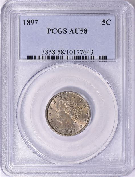 1897 Liberty Nickel PCGS AU-58 (Toned) (Item 1772179 ...