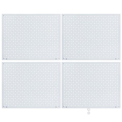Buy 4 Pack Heavy Duty Steel Pegboard Garage Organization Panels ...