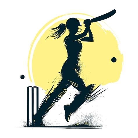 Women cricket player | Premium AI-generated vector