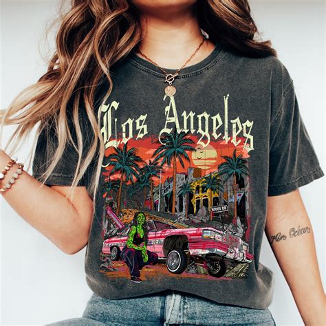 Los Angeles Lowrider - Comfort Colors Graphic Tee – In Stitches Apparel
