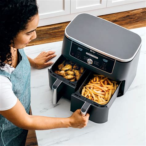 Best Buy: Ninja Foodi 6-in-1 10-qt. XL 2-Basket Air Fryer with DualZone ...