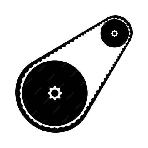 Engine belt vector icon | Premium Vector