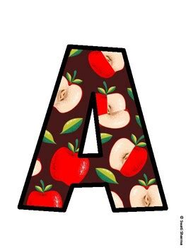 Apple Bulletin Board Décor Kit, Apple Bulletin Board Letters school ...