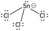 Predict the electron pair geometry and the molecular structure of SnCl3 ...
