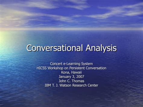 Image result for Conversational Analysis
