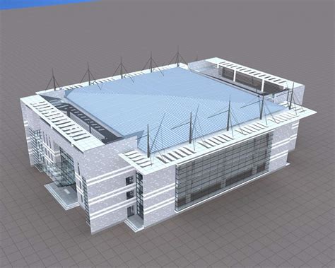 体育馆3dmax 模型下载-光辉城市