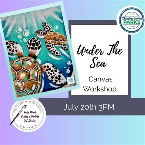 ***10 SPOTS LEFT ** Under the Sea - Paint with The Charlestown Parks ...